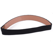 Women's rhinestone elastic wide belt, view 4 - MRSLM