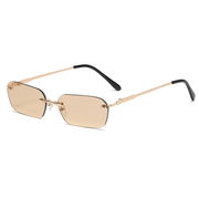 square metal frame sunglasses, view 3 - MRSLM