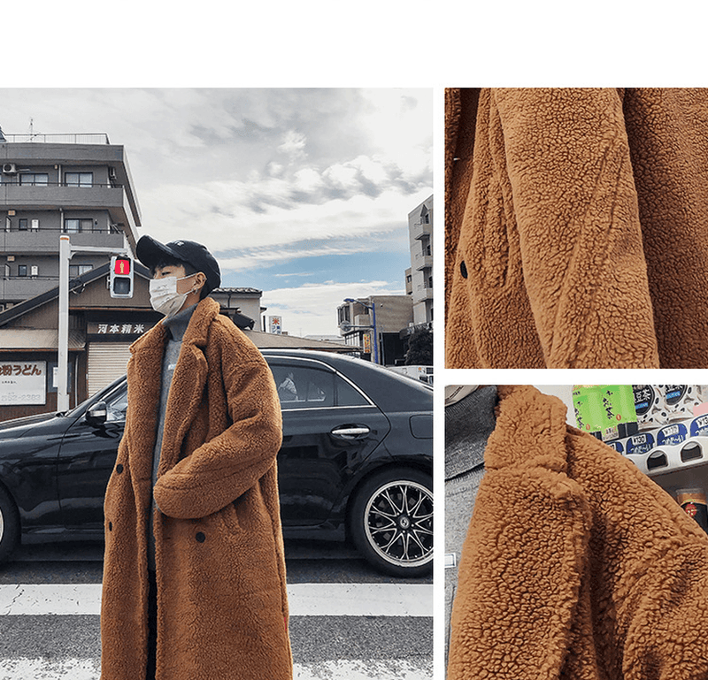men's double-breasted coat, view 2 - MRSLM