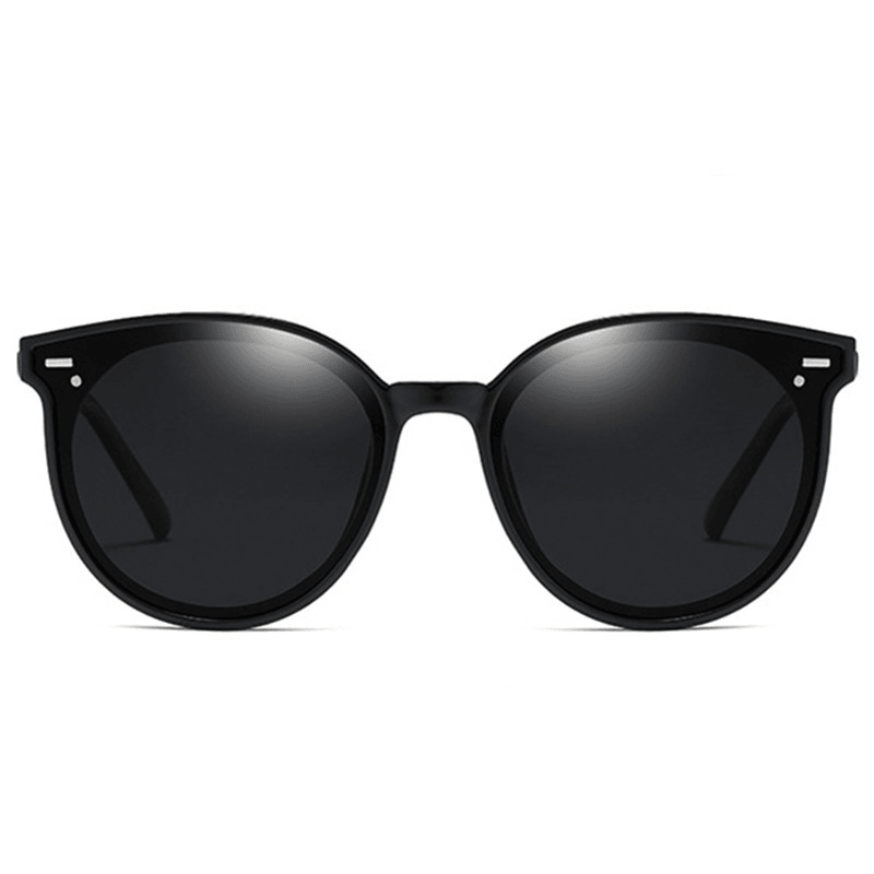 fashion round frame polarized sunglasses, view 7 - MRSLM