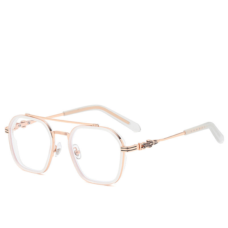 retro polygon glasses frame, view 5 - MRSLM