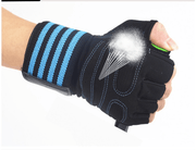 Half-finger compression gym gloves, view 10 - MRSLM