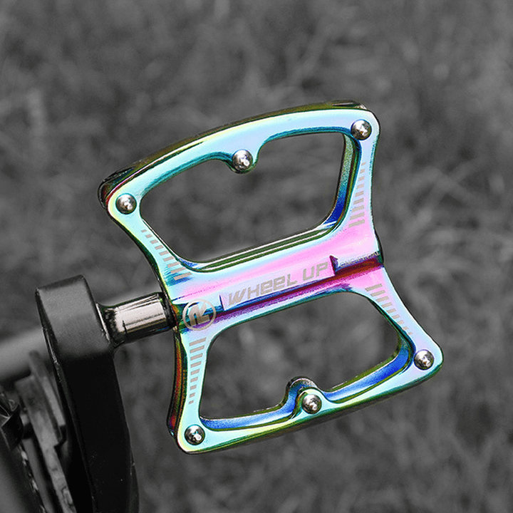 WHEEL up Bicycle Pedals Aluminum Alloy Cycling Pedals Mountain Bike Riding Equipment Accessories - MRSLM
