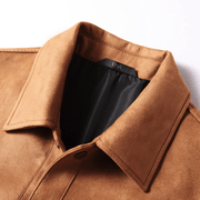 men's loose suede-look jacket, view 7 - MRSLM