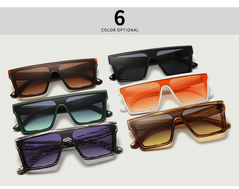 square gradient sunglasses, view 8 - MRSLM