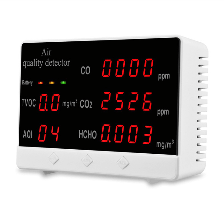 JSM-131CO Indoor Outdoor Air Quality Monitor Detector CO/HCHO/TVOC Tester CO2 Meter Gas Analyzer - MRSLM