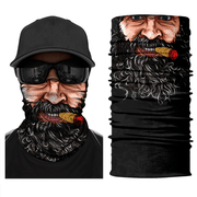magic headscarf cycling face cover, view 2 - MRSLM