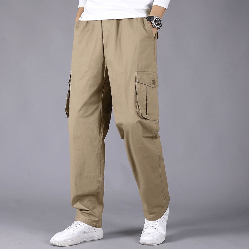 New Men's Spring and Summer Casual Pants Men's Overalls