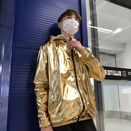gold and silver reflective jacket - MRSLM