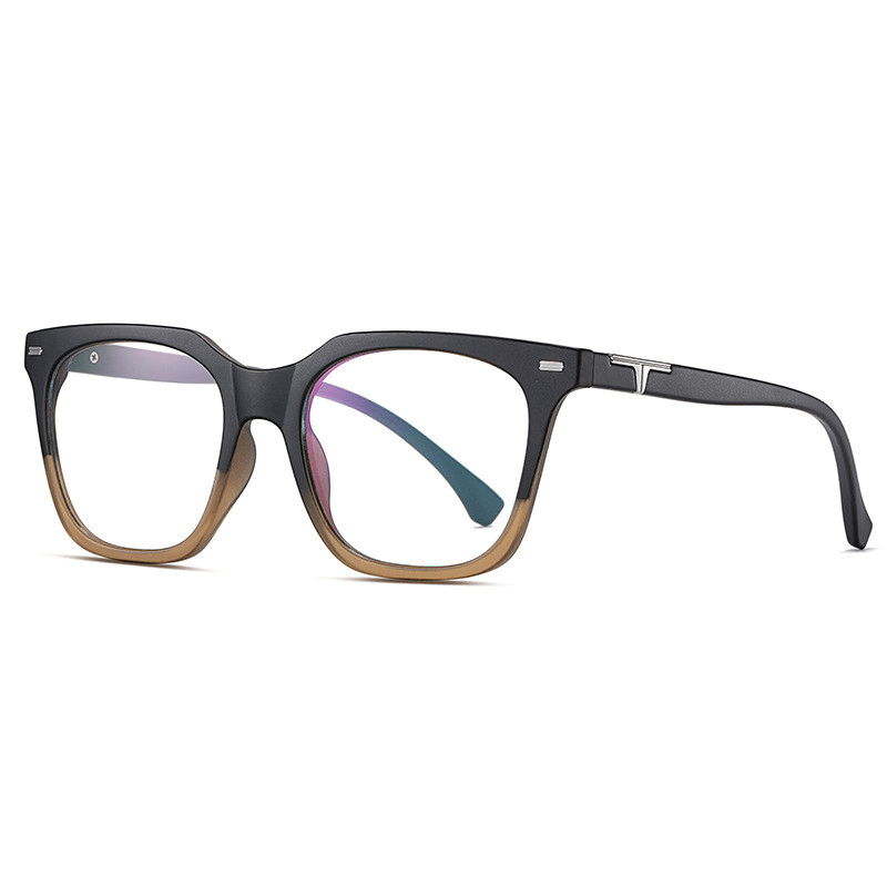 retro big frame flat mirror glasses, view 6 - MRSLM