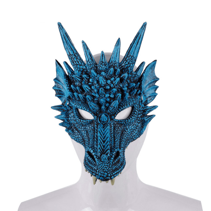 3D Animal Dragon Horror Mask Props Halloween Carnival Halloween Party Cosplay - MRSLM