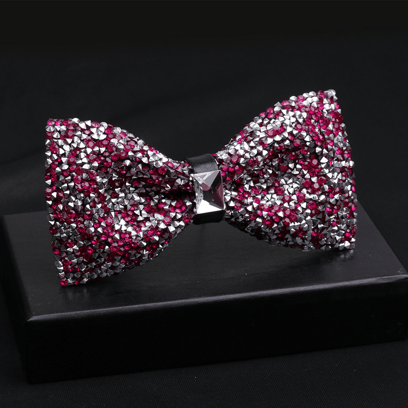 men's shiny bow tie, view 11 - MRSLM