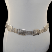Vintage rectangular alloy waist chain, view 2 - MRSLM