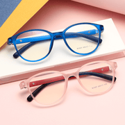 retro kids glasses frame flat lenses - MRSLM