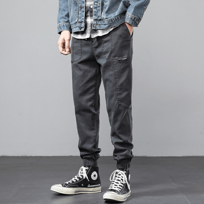 Casual Pants Men's Harem Loose Cargo Trousers