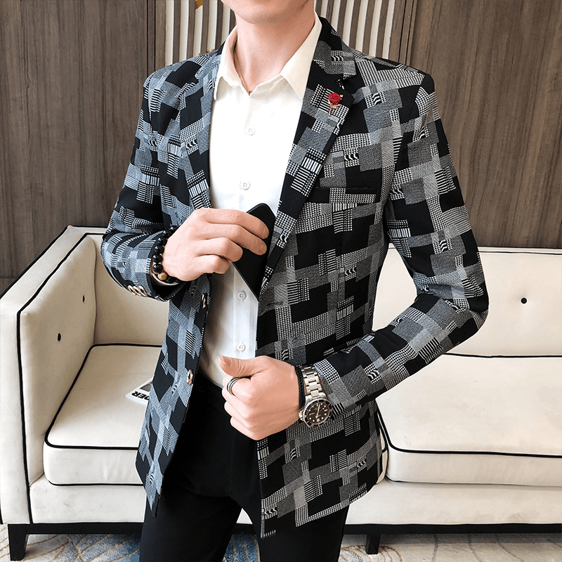men's slim fit suit jacket - MRSLM