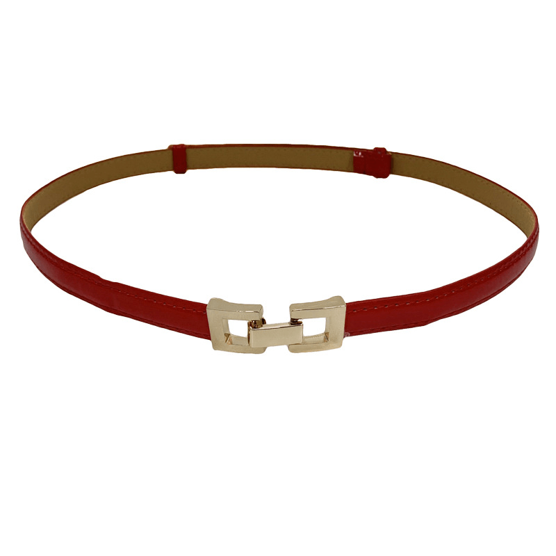 Women's wide glossy dress belt, view 5 - MRSLM