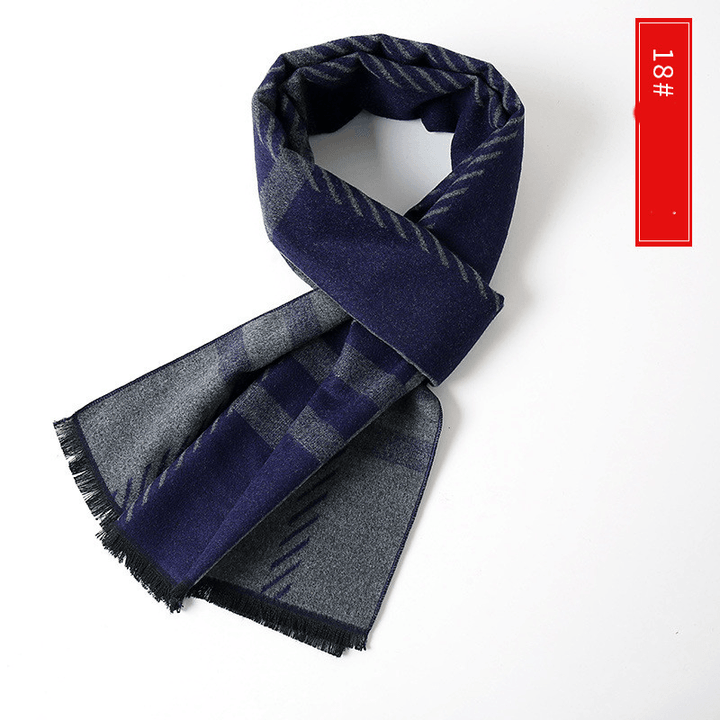 Men'S Extended Cashmere All-Match Warm Scarf - MRSLM