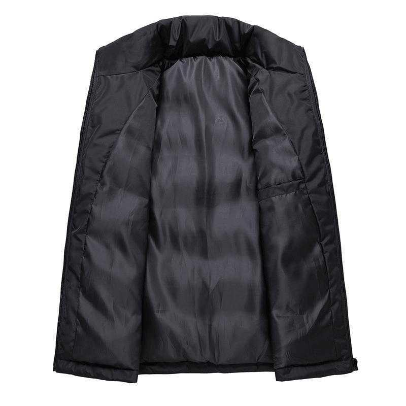 Thickened warm zip vest, view 2 - MRSLM