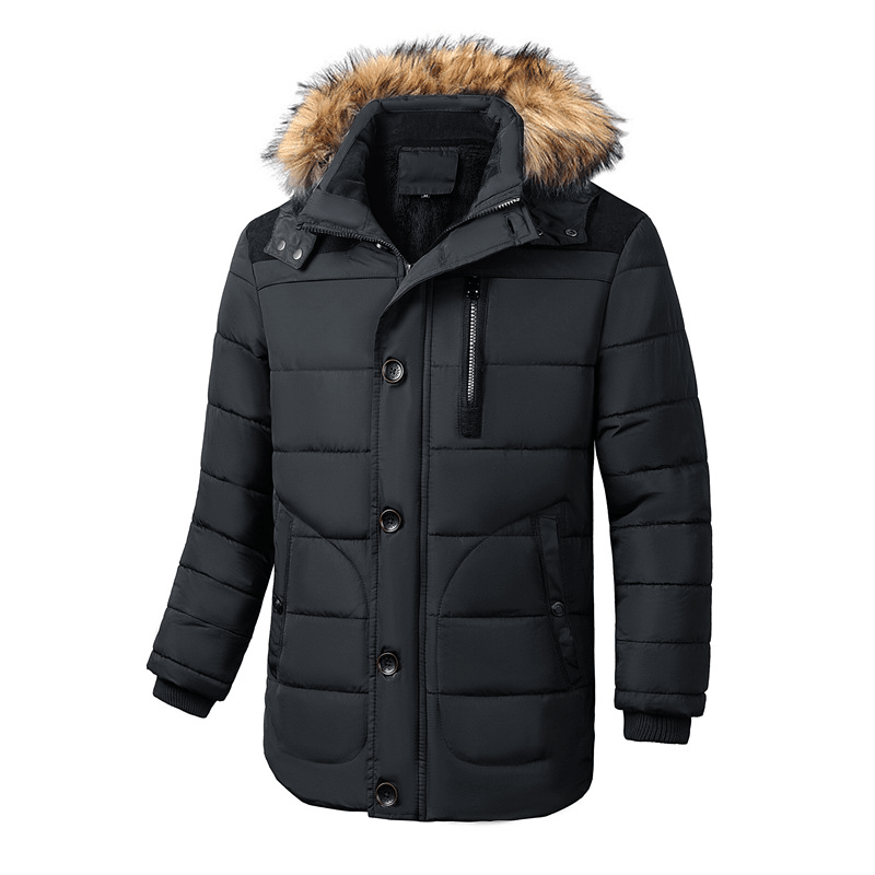 men's padded warm jacket, view 3 - MRSLM