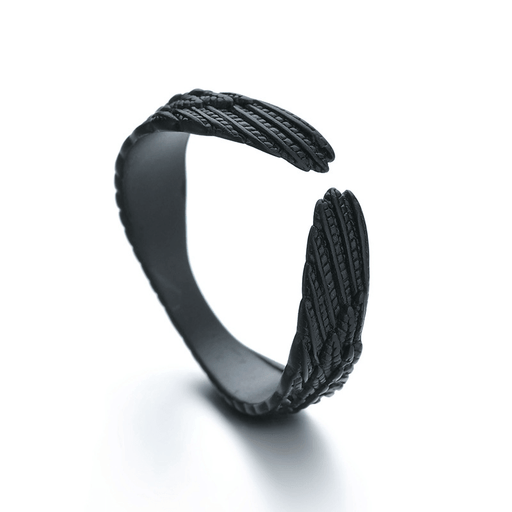 Hip hop angel wing ring - MRSLM