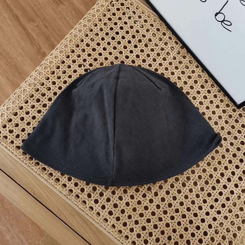 cotton linen bucket hat, view 4 - MRSLM