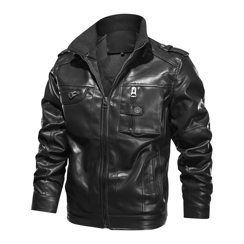men's stand collar jacket, view 4 - MRSLM