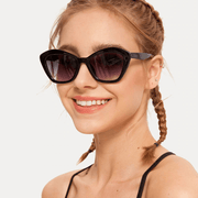 jelly polygon cat eye sunglasses - MRSLM