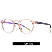 retro blue light blocking glasses, view 3 - MRSLM