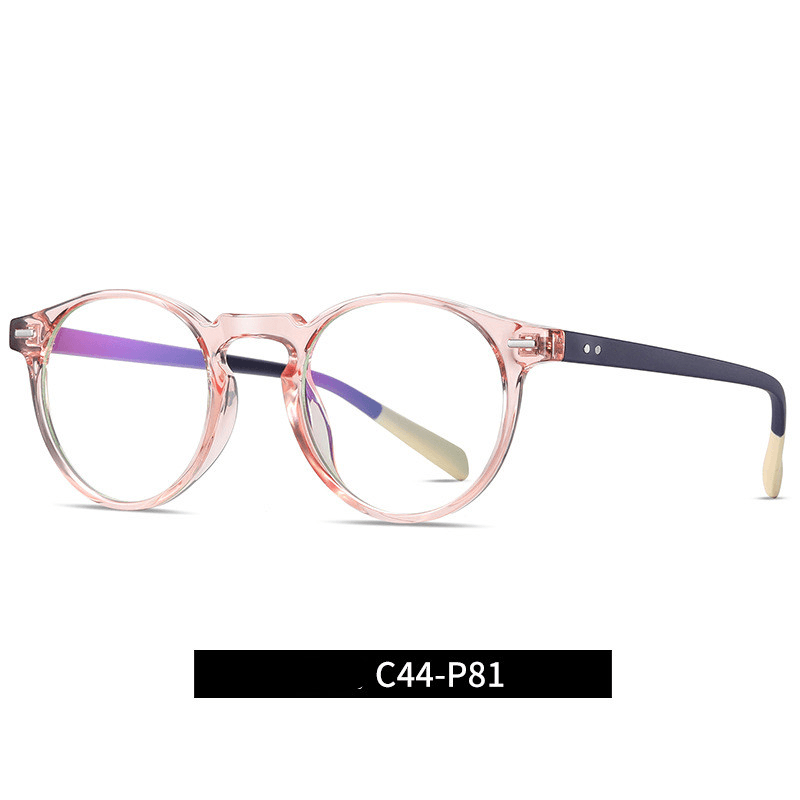 retro blue light blocking glasses, view 3 - MRSLM