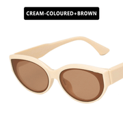 Women's retro oval sunglasses, view 5 - MRSLM