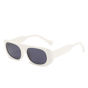 retro transparent frame women's sunglasses, view 3 - MRSLM