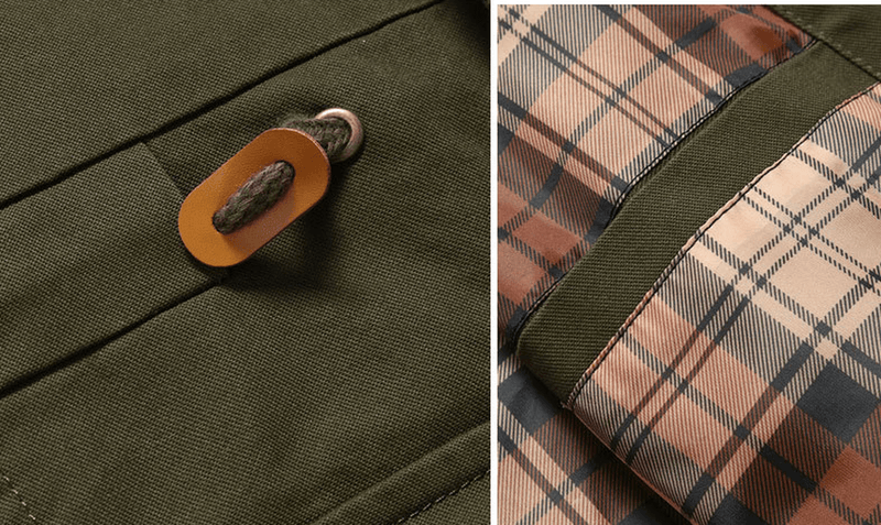 men's military-style mid-length jacket, view 7 - MRSLM