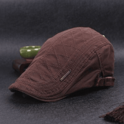 men's pure cotton English style beret, view 3 - MRSLM