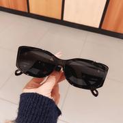 women's vintage steampunk square sunglasses, view 5 - MRSLM