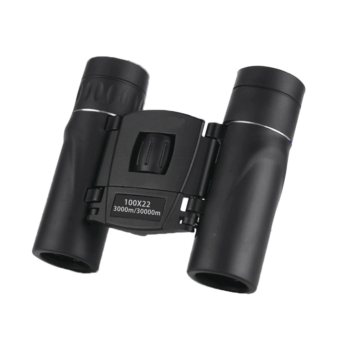 100X22 Folding HD Binoculars High Powered Night Vision Telescope Outdoor Camping Travel - MRSLM