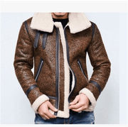 men's deerskin velvet zip jacket, view 4 - MRSLM