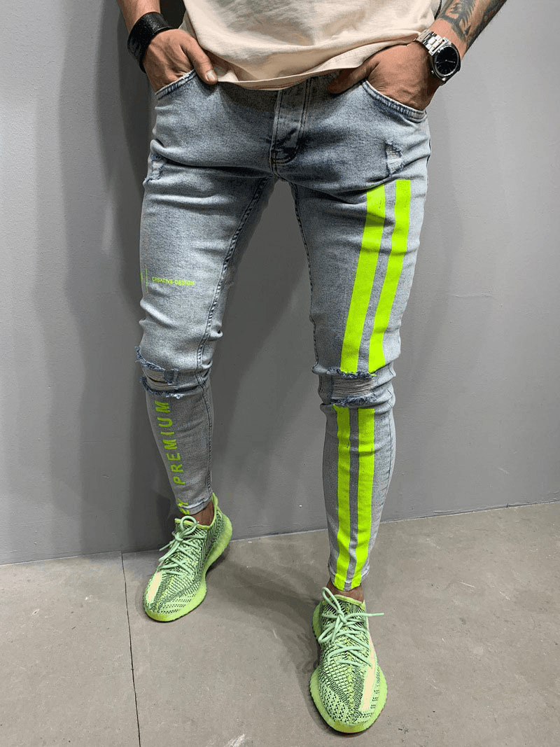 Men's ripped jeans, view 4 - MRSLM
