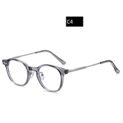 retro TR90 flat mirror glasses, view 5 - MRSLM