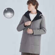 Fashion White Duck down Hooded down Jacket Men - MRSLM