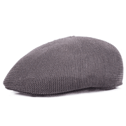 summer mesh beret cap with short brim, view 3 - MRSLM