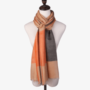 long checkered fringe scarf - MRSLM