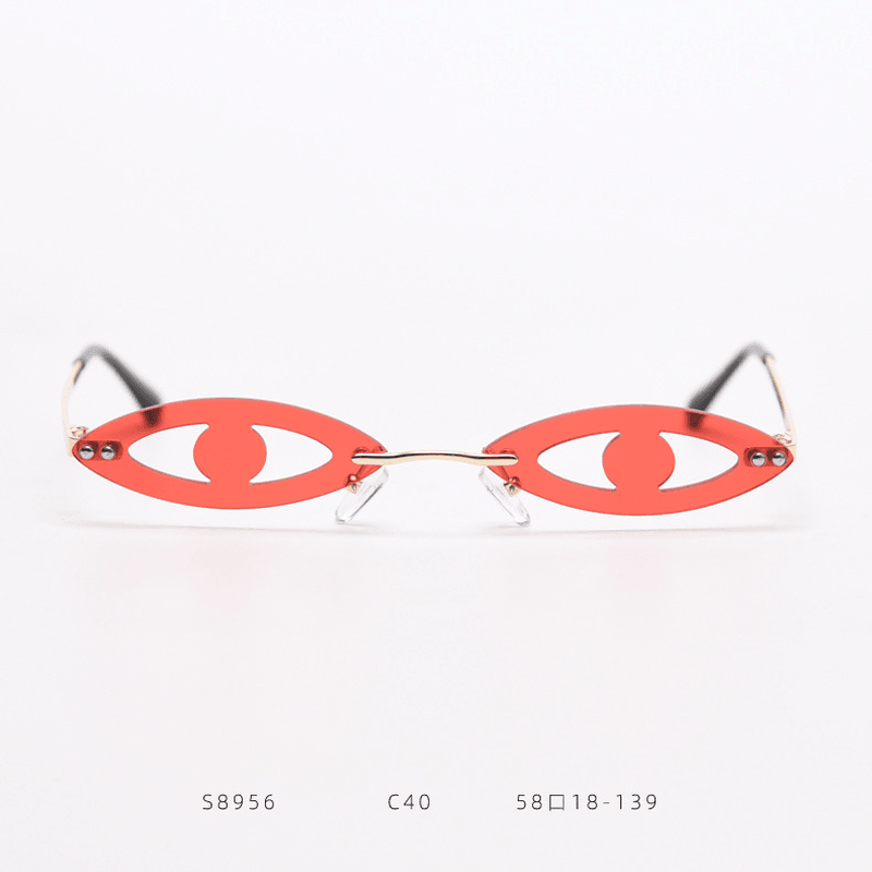 funny eye shape party sunglasses - MRSLM