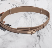 women's simple imitation leather belt, view 6 - MRSLM