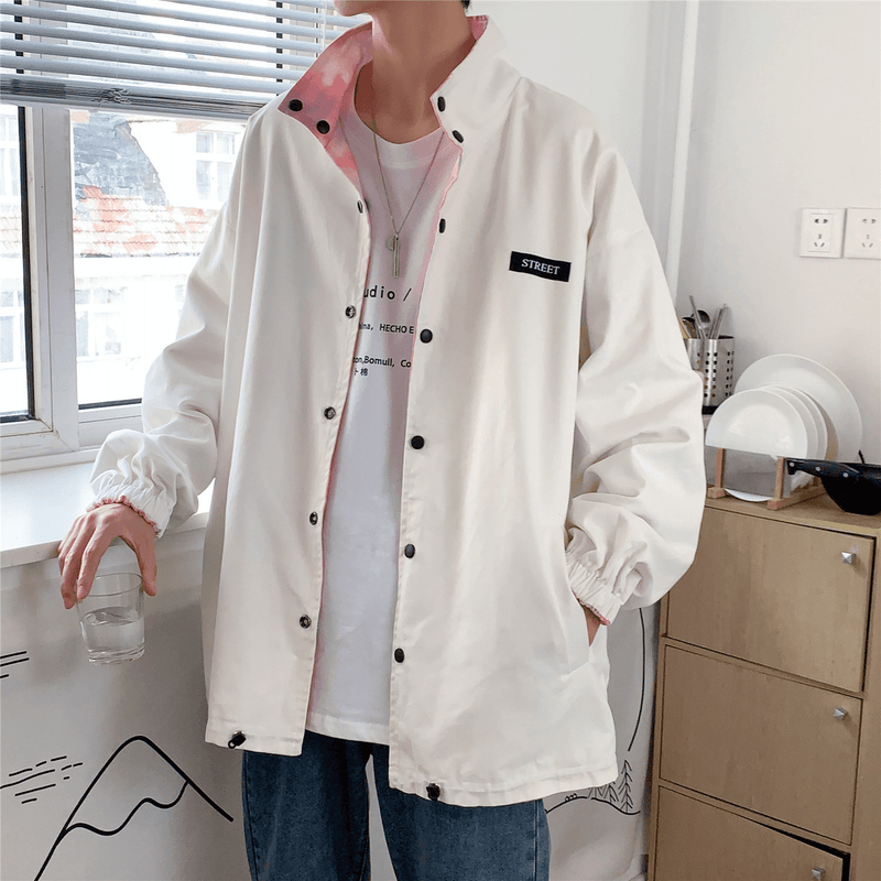 Men's tie-dye cotton baseball jacket - MRSLM