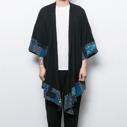 men's loose mid-length linen trench coat - MRSLM