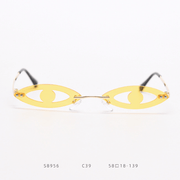 funny eye shape party sunglasses, view 2 - MRSLM