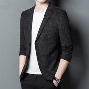 men's slim casual suit top, view 4 - MRSLM