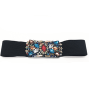 women's crystal rhinestone belt, view 6 - MRSLM
