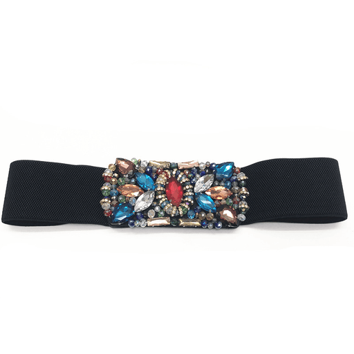 women's crystal rhinestone belt, view 6 - MRSLM